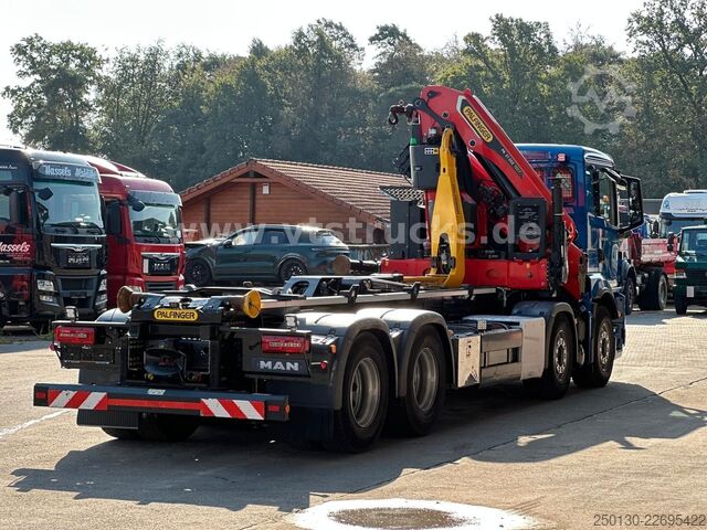 Haakarm vrachtwagen MAN TGS 35.430 8x4 BL Palfinger PHT20 & PK37.002Tec7
