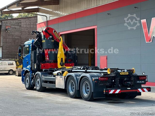 Haakarm vrachtwagen MAN TGS 35.430 8x4 BL Palfinger PHT20 & PK37.002Tec7