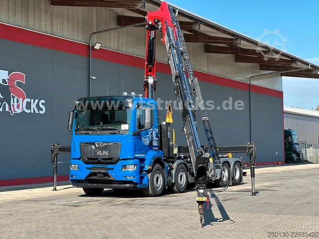Haakarm vrachtwagen MAN TGS 35.430 8x4 BL Palfinger PHT20 & PK37.002Tec7