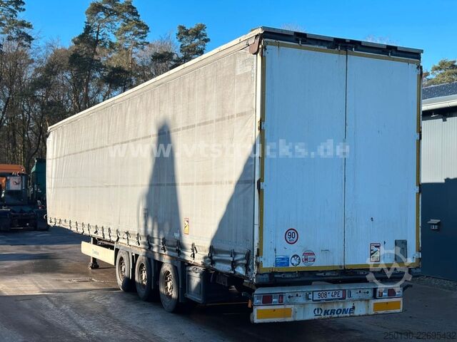 Öppen semitrailer med kapell KRONE SD  Pritsche + Plane Edscha-Verdeck Mega