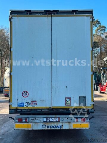 Öppen semitrailer med kapell KRONE SD  Pritsche + Plane Edscha-Verdeck Mega