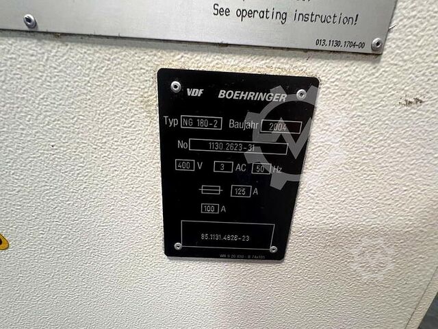 CNC-draaibank VDF Boehringer NG 180