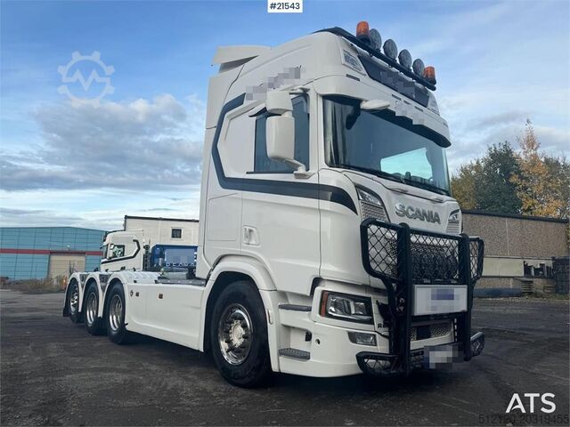 System för krokarm Scania R660 8x4 Hooklift WATCH VIDEO