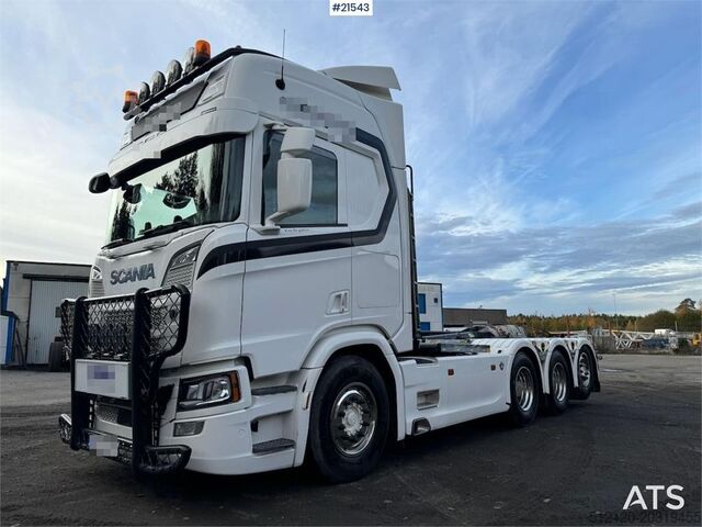 System för krokarm Scania R660 8x4 Hooklift WATCH VIDEO
