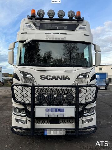 System för krokarm Scania R660 8x4 Hooklift WATCH VIDEO