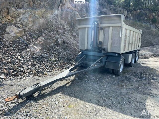 Kipper Maur car body 3 axle tow trailer