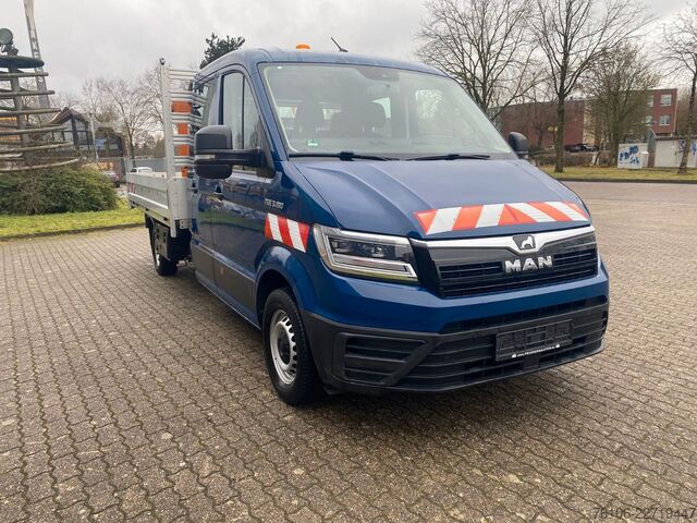 Fourgon pick-up MAN TGE 3.180 Pristche mit Kran *Doppelkabine*Ahk*