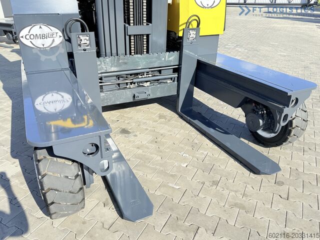 Wózek widłowy czterokierunkowy Combilift C5000XL GAS TRIPLEX 6000 EXTENDABLE FORK