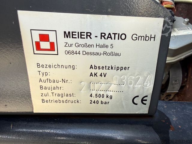 Tipper van FUSO Canter 7C18 Absetzkipper VERBREITERBAR/Klima