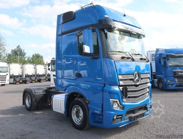 Standart çekici ünitesi Mercedes-Benz 1851 LS Actros Gigaspace Retarder Standklima PTO