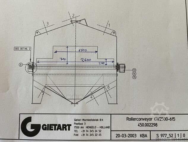 Unità di sabbiatura Gietart GW2500-615