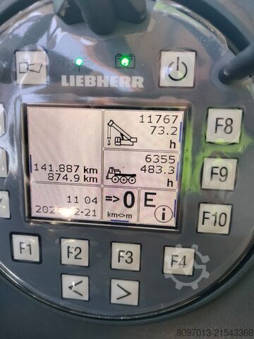 Grua montada em camião LIEBER LTM 1100