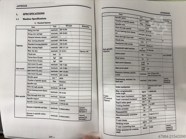 CNC soustruh NAKAMURA TOME WT-250