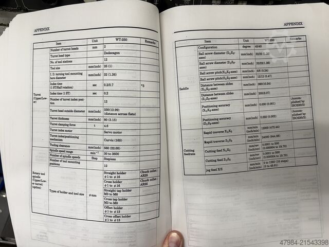 CNC soustruh NAKAMURA TOME WT-250