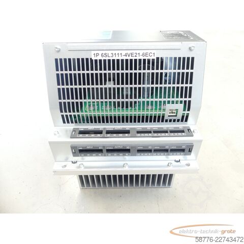 Komponent Siemens SINAMICS 6SL3111-4VE21-6EC1 SN: ZVPG4370136 generalüberholt mit 12 Monaten Gewährleistung! -