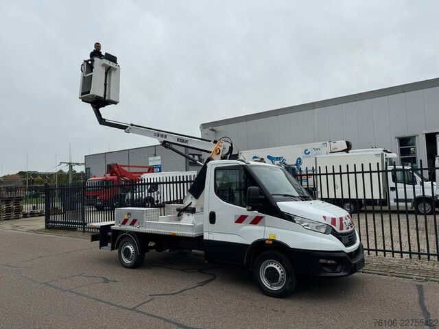 Lastbilsmonterad arbetsplattform IVECO Daily 35S14 Hubarbeitsbühne Versalift 11,2 Meter