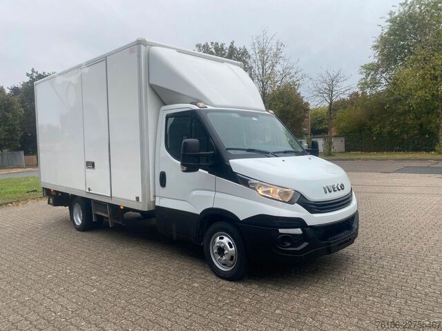 Skříňová dodávka IVECO Daily 35C14 Hi-Matic Koffer mit Ladebordwand