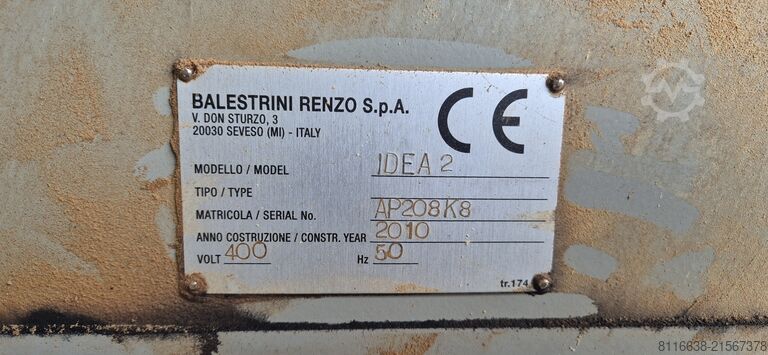5 tengelyes megmunkálóközpont BALESTRINI RENZO IDEA 2