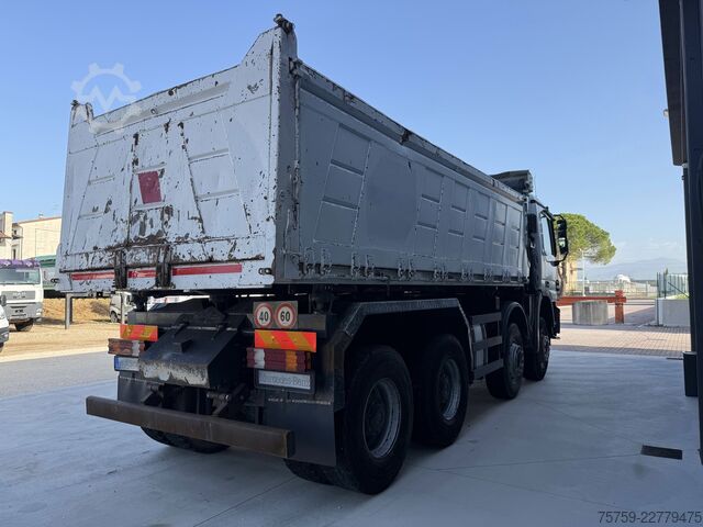 Camion-benne tricar Mercedes-Benz Actros 4151K Kipper 20cbm 8x4 Euro4