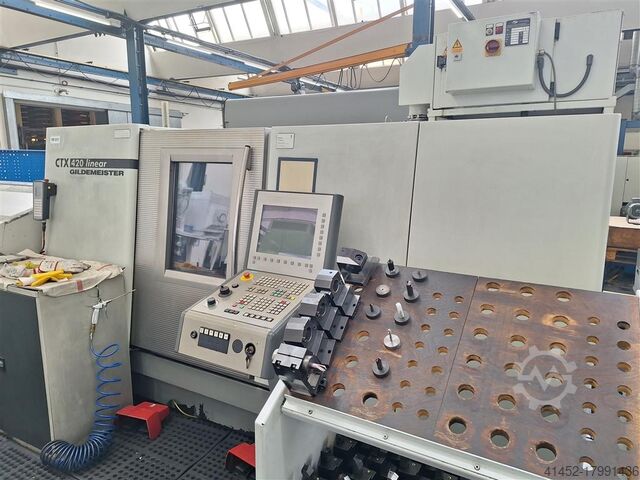 CNC Draaibank - Hellend Bed Machine GILDEMEISTER CTX 420 linear