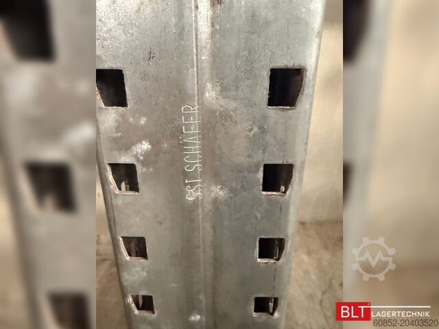 Tungt industrireol 93 lfm SSI Schäfer PR600 Palettenregale H:1150cm , 4000 kg Fachlast Hochregale