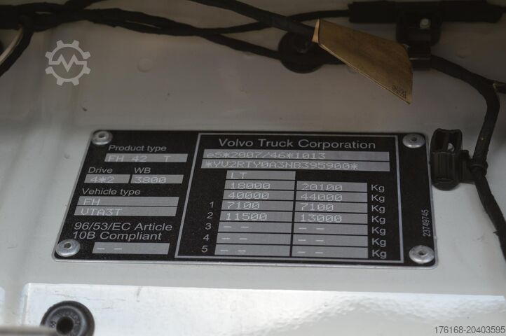 Standardowy ciągnik siodłowy VOLVO FH 460 Globetrotter XL i-Save I-ParkCool