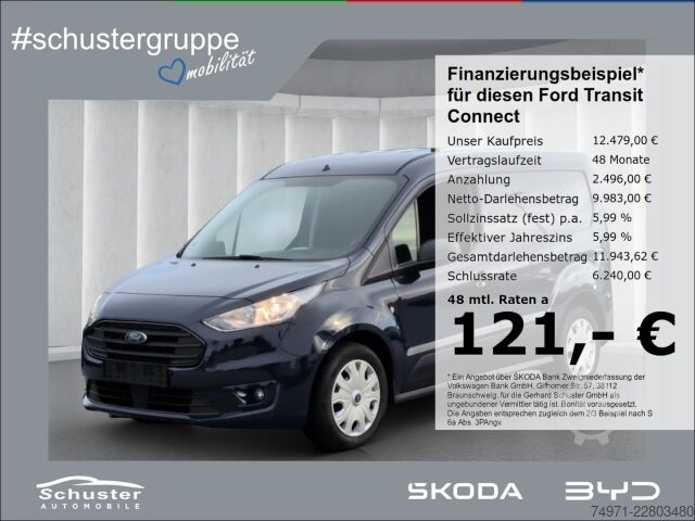 Panel van Ford Transit Connect Kasten L1 1.5D*Tempom PDC Klima