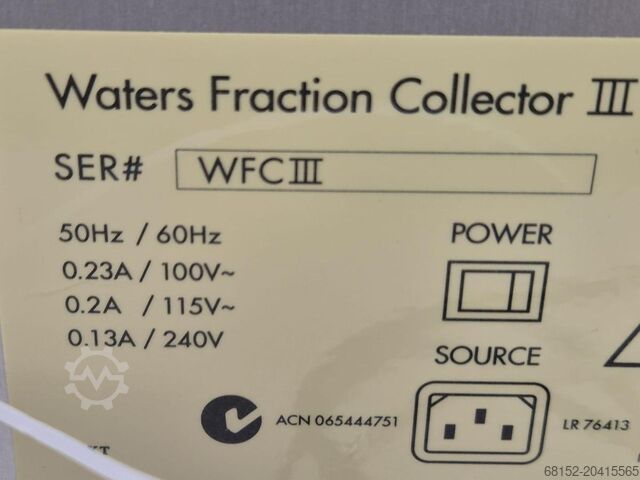 Vande Waters fraction Collector 111 chromatography sy... Fraction Collector 111