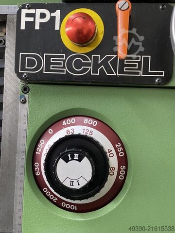 Παγκόσμια φρέζα με ενεργή ψηφιακή οθόνη, γενική φρέζα, δράπανο-φρέζα DECKEL FP 1 - AktivDigital