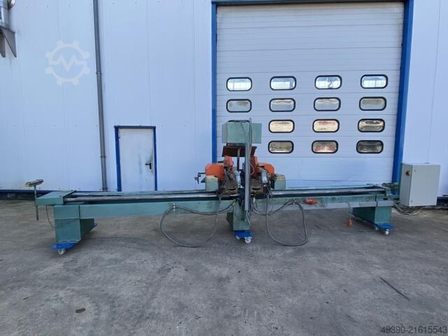 NC διπλή πριονοκορδέλα με 2 συστοιχίες κοπής για αλουμίνιο, έγχρωμα μέταλλα και πλαστικά - ΕΛΑΤΤΩΜΑΤ RAPID - WEGOMA DGL 5000 / 500 mit Positioniersteuerung