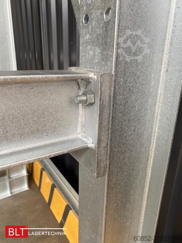 Cantilever rack ca. 4,16 lfm. Kragarmregal H: 416 cm T: 137 cm , 500kg/Arm , 4 Lagerebenen