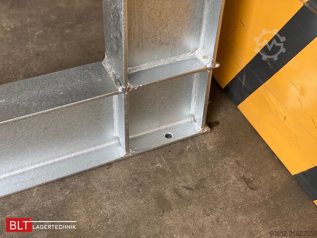 Cantilever rack ca. 4,16 lfm. Kragarmregal H: 416 cm T: 137 cm , 500kg/Arm , 4 Lagerebenen