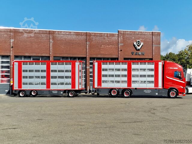 Cattle transport Volvo FH 13.500 6x2 - Livestock 4 deck Finkl + Finkl ...