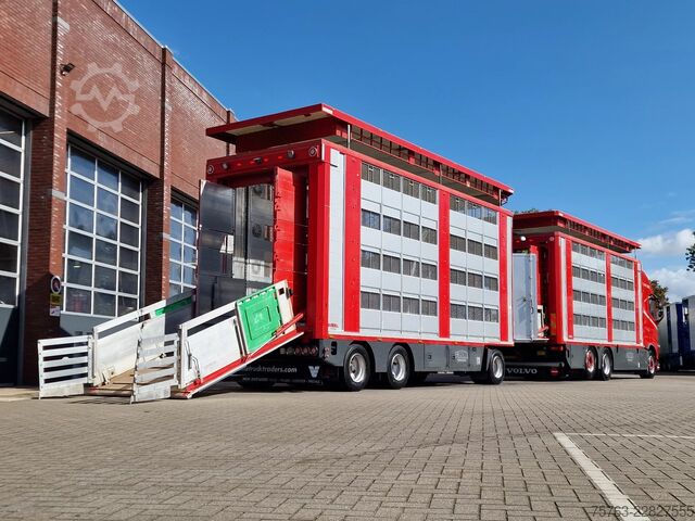 Cattle transport Volvo FH 13.500 6x2 - Livestock 4 deck Finkl + Finkl ...