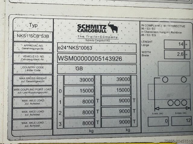 Transporte refrigerado/congelado Schmitz Cargobull Fridge Thermoking SLXe Spectrum / Multitemp / S...