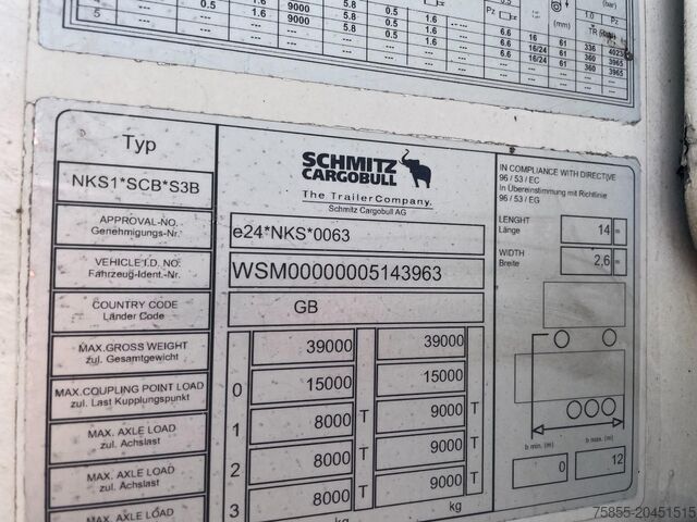 Transporte refrigerado/congelado Schmitz Cargobull Fridge Thermoking SLXe Spectrum / Multitemp / S...