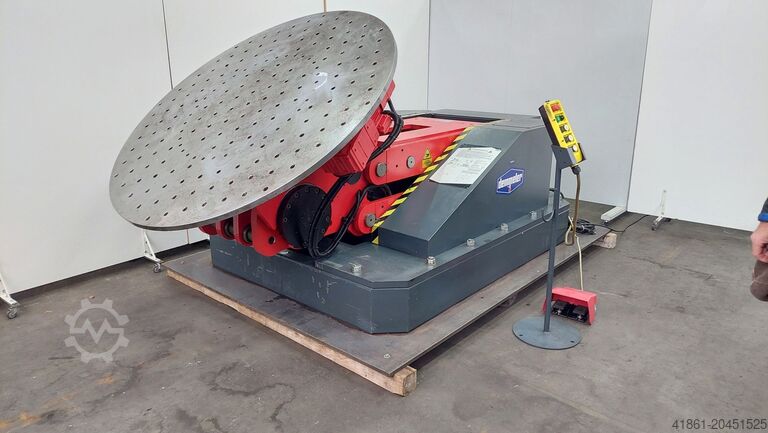 Mesa giratória de solda com manipulador hidráulico DEMMELER Ergmix M 4000