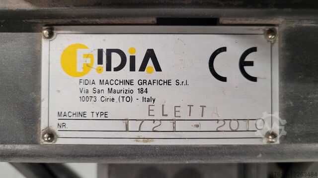 Fore edge trimming machine Fidia Eletta