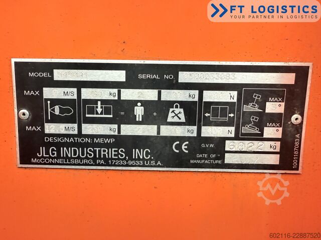 τηλεσκοπική πλατφόρμα εργασίας JLG M450AJ HYBRID ONLY-235H 15700MM