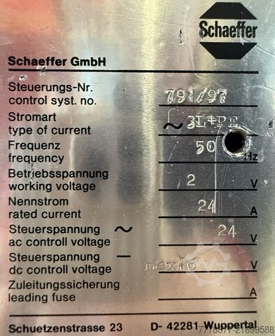 Snap Fastening Semi Automate – Dual Head Schäffer SH2000-160