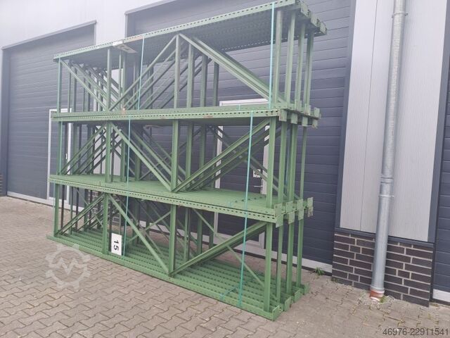 4.020 x 950 mm / U120x60x4 mm / grün SSI Schäfer PR400 Palettenregalständer Regalständer Regal