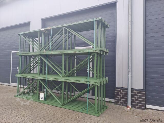 4.020 x 950 mm / U120x60x4 mm / grün SSI Schäfer PR400 Palettenregalständer Regalständer Regal
