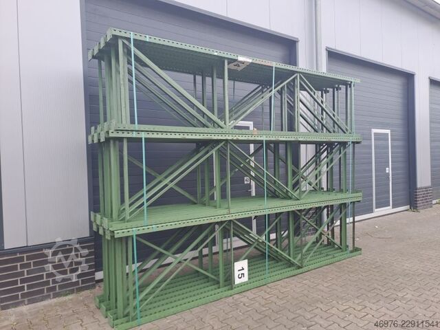 4.020 x 950 mm / U120x60x4 mm / grün SSI Schäfer PR400 Palettenregalständer Regalständer Regal