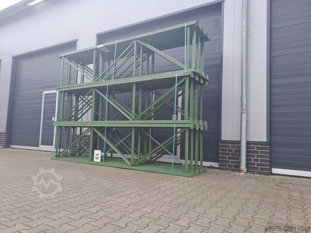 4.020 x 950 mm / U120x60x4 mm / grün SSI Schäfer PR400 Palettenregalständer Regalständer Regal