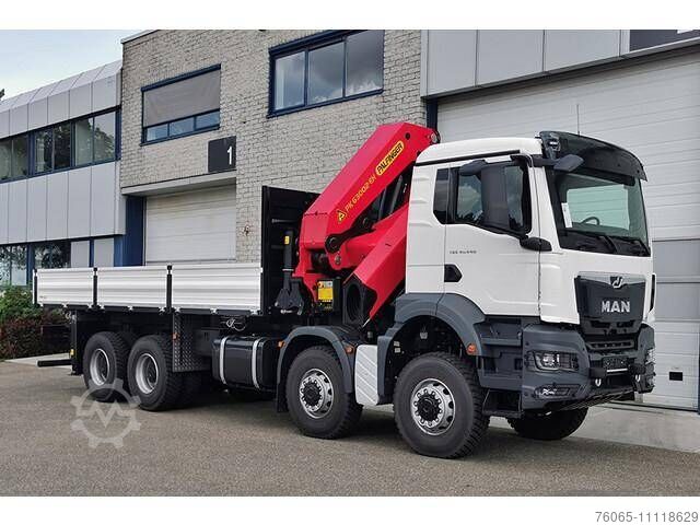 MAN TGS 41.440 BB CH FLATBED WITH CRANE (3 units)