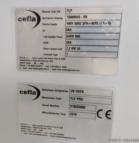 Suszarka UV Cefla Performa Finishing