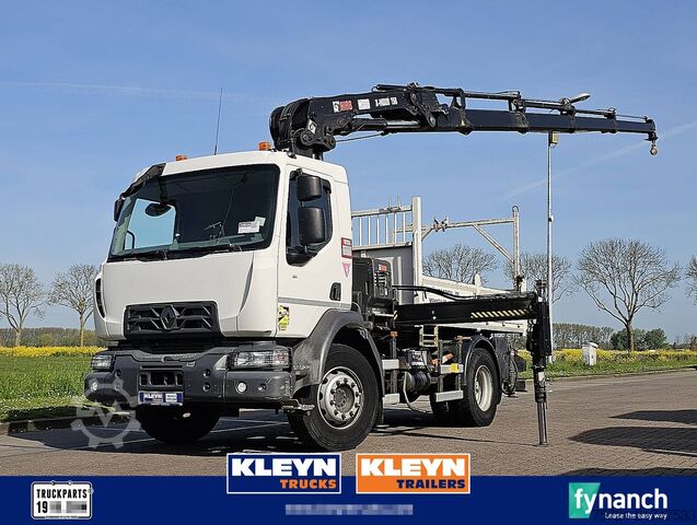 Tipper with crane RENAULT D 240 HIAB 158ES4,16 ton