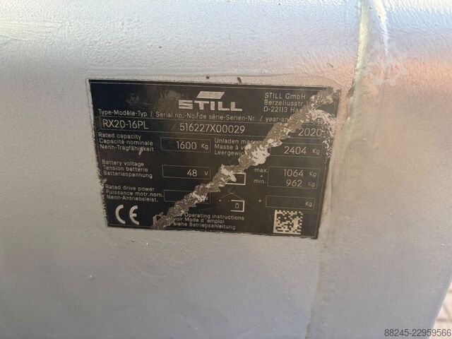 VS-23089 Elektrische triplex heftruck Still RX20-16PL STILL RX20-16PL