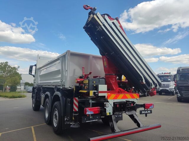 Kipper met kraan MAN TGS 28.440 6x4-4 BL 2-Seitenkipper Fassi F235 Kran
