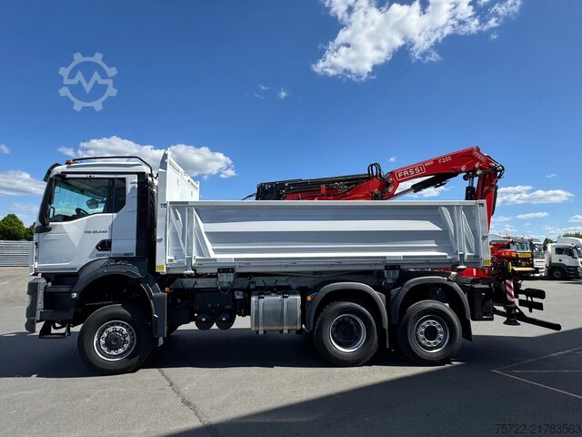 Kipper met kraan MAN TGS 28.440 6x4-4 BL 2-Seitenkipper Fassi F235 Kran
